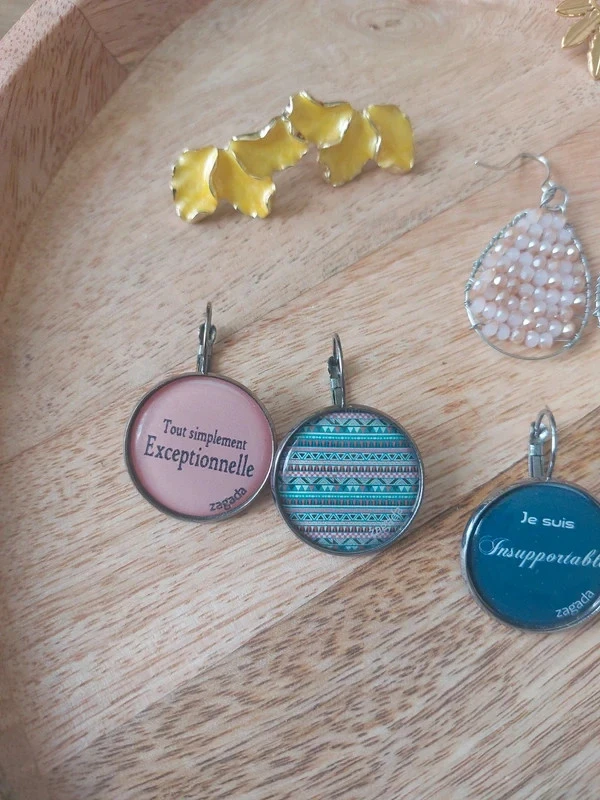 Lot de 7 pares de brincos em perfeito estado 🌸 – photo 4